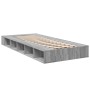 Sonoma gray engineered wood bed frame 75x190 cm by vidaXL, Beds and slatted bases - Ref: Foro24-3280536, Price: 112,89 €, Dis...