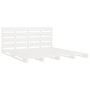 Cama sin colchón madera maciza de pino blanca 180x200 cm
