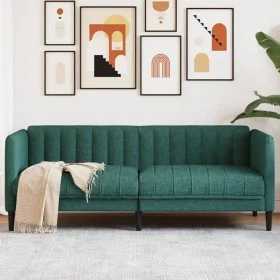 2 seater sofa dark green fabric by vidaXL, Sofas - Ref: Foro24-372608, Price: 314,58 €, Discount: %