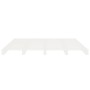 Cama sin colchón madera maciza de pino blanca 180x200 cm