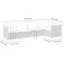 Gartensofa-Set mit Kissen, 5-teilig, graues synthetisches Rattan von vidaXL, Gartensets - Ref: Foro24-3261810, Preis: 386,44 ...