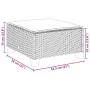 4-piece garden sofa set and gray synthetic rattan cushions by vidaXL, Garden sets - Ref: Foro24-3261780, Price: 296,62 €, Dis...