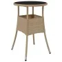 Garden dining set 3 pieces with beige glass synthetic rattan cushions by vidaXL, Garden sets - Ref: Foro24-3278625, Price: 18...