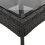 Garden dining set 3 pieces with black glass synthetic rattan cushions by vidaXL, Garden sets - Ref: Foro24-3278703, Price: 19...