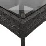 Garden dining set 3 pieces with black glass synthetic rattan cushions by vidaXL, Garden sets - Ref: Foro24-3278703, Price: 21...