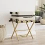 Folding support for bamboo suitcases 62x42x50.5 cm by vidaXL, Luggage racks and suitcase holders - Ref: Foro24-366453, Price:...