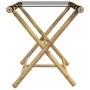 Folding support for bamboo suitcases 62x42x50.5 cm by vidaXL, Luggage racks and suitcase holders - Ref: Foro24-366453, Price:...