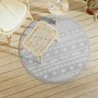 Gray PP outdoor rug Ø120 cm by vidaXL, Outdoor protectors - Ref: Foro24-368530, Price: 24,26 €, Discount: %