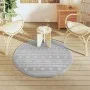 Gray PP outdoor rug Ø120 cm by vidaXL, Outdoor protectors - Ref: Foro24-368530, Price: 24,26 €, Discount: %