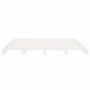 Estructura de cama sin colchón madera maciza blanca 200x200 cm