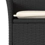 3-piece garden dining set with black acacia PE rattan cushions by vidaXL, Garden sets - Ref: Foro24-3278627, Price: 257,71 €,...