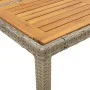 7-piece garden dining set with gray acacia PE rattan cushions by vidaXL, Garden sets - Ref: Foro24-3278678, Price: 551,35 €, ...