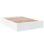 White engineered wood bed frame 120x190 cm by vidaXL, Beds and slatted bases - Ref: Foro24-3281042, Price: 123,98 €, Discount: %