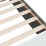 White engineered wood bed frame 120x190 cm by vidaXL, Beds and slatted bases - Ref: Foro24-3281042, Price: 123,98 €, Discount: %