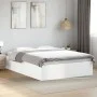 Weißer Bettrahmen aus Holzwerkstoff, 140 x 200 cm von vidaXL, Betten und Lattenroste - Ref: Foro24-3281014, Preis: 123,69 €, ...