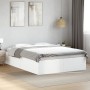 Weißer Bettrahmen aus Holzwerkstoff, 140 x 200 cm von vidaXL, Betten und Lattenroste - Ref: Foro24-3281014, Preis: 125,20 €, ...