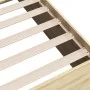 Sonoma oak engineered wood bed frame 180x200 cm by vidaXL, Beds and slatted bases - Ref: Foro24-3280995, Price: 135,07 €, Dis...