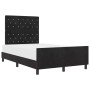 Estructura de cama con cabecera Negro 120 x 190 cm Terciopelo