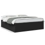 Black engineered wood bed frame 180x200 cm by vidaXL, Beds and slatted bases - Ref: Foro24-3280903, Price: 168,43 €, Discount: %