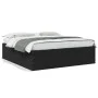 Estructura de cama madera de ingeniería negra 180x200 cm de vidaXL, Camas y somieres - Ref: Foro24-3280903, Precio: 161,98 €,...