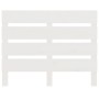 Estructura de cama sin colchón madera maciza blanca 75x190 cm
