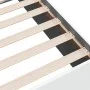 Estructura de cama madera de ingeniería blanca 135x190 cm de vidaXL, Camas y somieres - Ref: Foro24-3281035, Precio: 122,34 €...