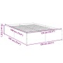 White engineered wood bed frame 135x190 cm by vidaXL, Beds and slatted bases - Ref: Foro24-3281035, Price: 123,88 €, Discount: %