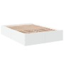 White engineered wood bed frame 140x190 cm by vidaXL, Beds and slatted bases - Ref: Foro24-3281028, Price: 127,49 €, Discount: %