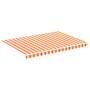 Tela de repuesto para toldo amarillo y naranja 3,5x2,5 m