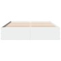 Weißer Bettrahmen aus Holzwerkstoff, 160 x 200 cm von vidaXL, Betten und Lattenroste - Ref: Foro24-3281000, Preis: 132,75 €, ...
