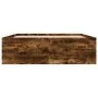 Smoked oak engineered wood bed frame 150x200cm by vidaXL, Beds and slatted bases - Ref: Foro24-3280920, Price: 145,01 €, Disc...