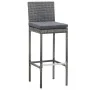 9 Stück synthetisches Rattan Gartenbar-Möbel Akaziengrau Holz von vidaXL, Gartensets - Ref: Foro24-49567, Preis: 639,82 €, Ra...