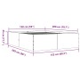 Oak brown engineered wood bed frame 150x200 cm by vidaXL, Beds and slatted bases - Ref: Foro24-3280922, Price: 151,18 €, Disc...
