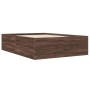 Bettgestell aus eichenbraunem Holzwerkstoff, 140 x 190 cm von vidaXL, Betten und Lattenroste - Ref: Foro24-3280943, Preis: 14...