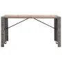 9 Stück synthetisches Rattan Gartenbar-Möbel Akaziengrau Holz von vidaXL, Gartensets - Ref: Foro24-49567, Preis: 639,82 €, Ra...