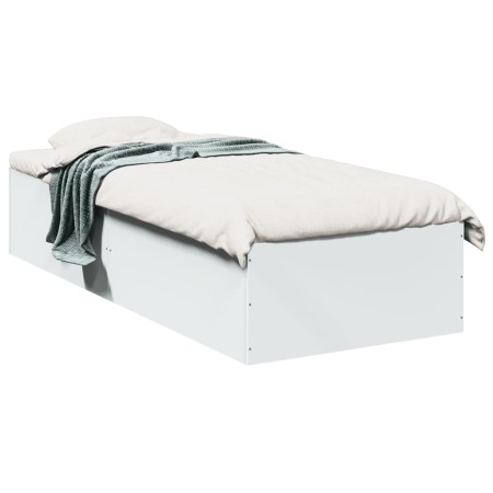 Weißer Bettrahmen aus Holzwerkstoff, 90 x 190 cm von vidaXL, Betten und Lattenroste - Ref: Foro24-3281063, Preis: 94,97 €, Ra...