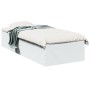White engineered wood bed frame 90x190 cm by vidaXL, Beds and slatted bases - Ref: Foro24-3281063, Price: 94,97 €, Discount: %