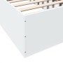 Weißer Bettrahmen aus Holzwerkstoff, 90 x 190 cm von vidaXL, Betten und Lattenroste - Ref: Foro24-3281063, Preis: 94,97 €, Ra...