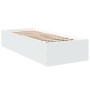 Estructura de cama madera de ingeniería blanca 90x200 cm de vidaXL, Camas y somieres - Ref: Foro24-3281056, Precio: 96,52 €, ...