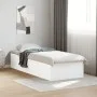 White engineered wood bed frame 90x200 cm by vidaXL, Beds and slatted bases - Ref: Foro24-3281056, Price: 95,37 €, Discount: %