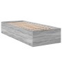 Sonoma-grauer Holzwerkstoff-Bettrahmen 90 x 190 cm von vidaXL, Betten und Lattenroste - Ref: Foro24-3281068, Preis: 94,54 €, ...