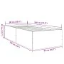 Smoked oak engineered wood bed frame 90x190 cm by vidaXL, Beds and slatted bases - Ref: Foro24-3280976, Price: 105,61 €, Disc...
