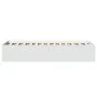 White engineered wood bed frame 100x200 cm by vidaXL, Beds and slatted bases - Ref: Foro24-3281049, Price: 99,00 €, Discount: %