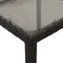 Garden dining set 3 pieces with black glass synthetic rattan cushions by vidaXL, Garden sets - Ref: Foro24-3278537, Price: 22...