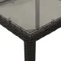 Garden dining set 7 pieces with black glass synthetic rattan cushions by vidaXL, Garden sets - Ref: Foro24-3278540, Price: 53...