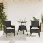 3-piece garden dining set with black acacia PE rattan cushions by vidaXL, Garden sets - Ref: Foro24-3278717, Price: 188,78 €,...