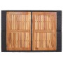 Garden bar table and chairs 5 pieces synthetic rattan and black wood by vidaXL, Garden sets - Ref: Foro24-49564, Price: 491,3...