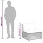 8-teiliges Gartensofa-Set und schwarze synthetische Rattankissen von vidaXL, Gartensets - Ref: Foro24-3261962, Preis: 658,02 ...