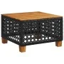 11-teiliges Gartensofa-Set und schwarze synthetische Rattankissen von vidaXL, Gartensets - Ref: Foro24-3262058, Preis: 858,77...