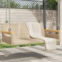 Beige synthetic rattan swing bench 109x62x40 cm by vidaXL, garden benches - Ref: Foro24-368145, Price: 100,89 €, Discount: %
